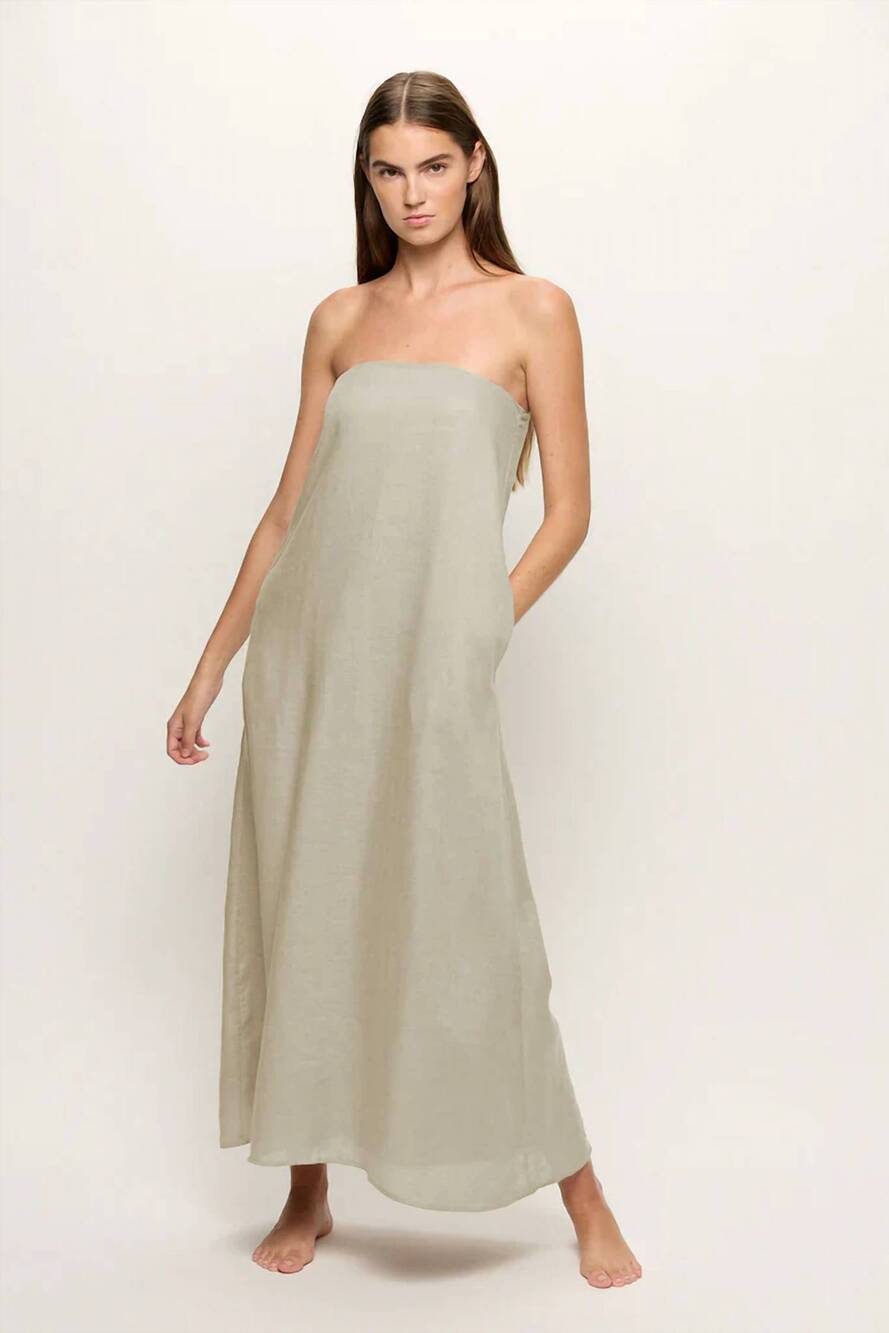 NEW MIKOH thani maxi dress in oyster